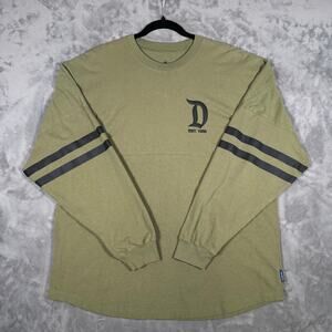 Disneyland Resort Spirit Jersey Olive Green Long Sleeve Pullover